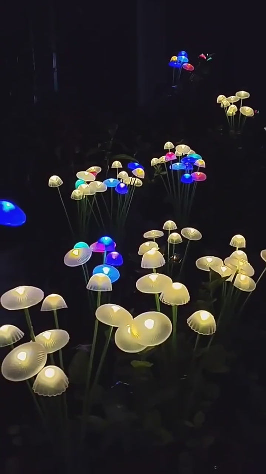 5 Watt 8 LED Solar Mushroom Garden Solar Light